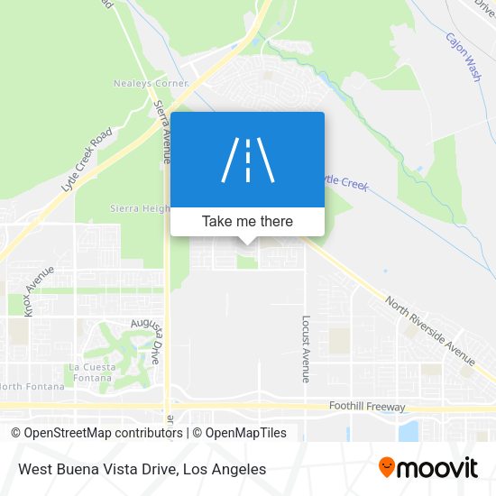 West Buena Vista Drive map