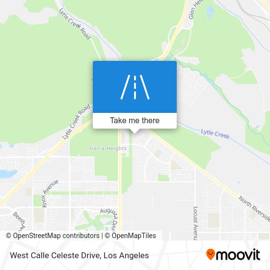 Mapa de West Calle Celeste Drive