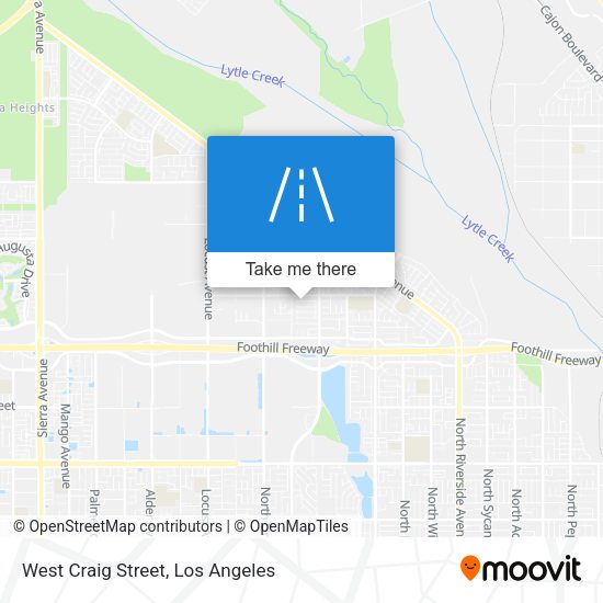Mapa de West Craig Street
