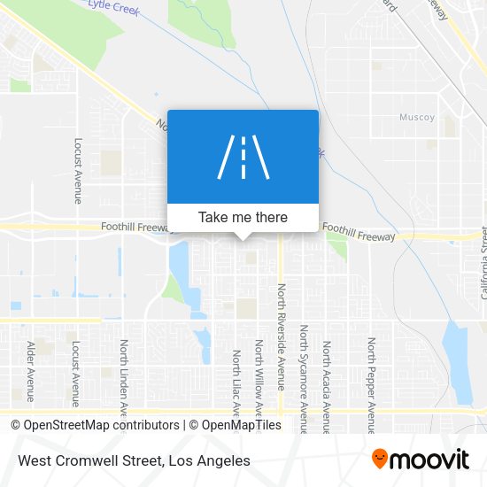 West Cromwell Street map