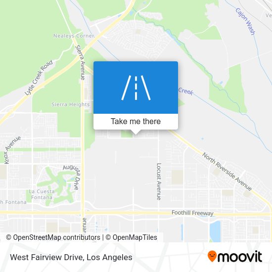 Mapa de West Fairview Drive