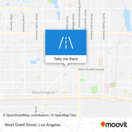 Mapa de West Grant Street