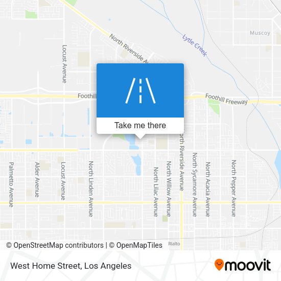 West Home Street map