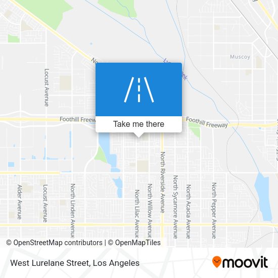 Mapa de West Lurelane Street