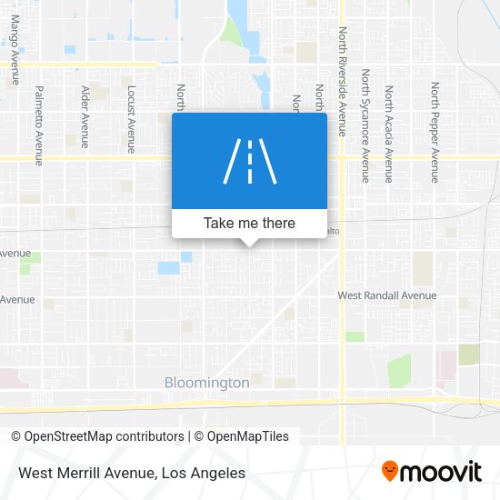 Mapa de West Merrill Avenue