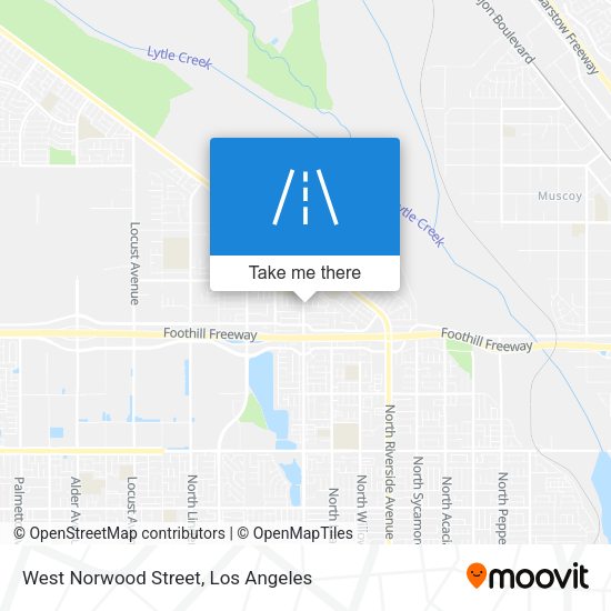 West Norwood Street map