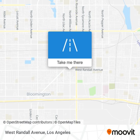 West Randall Avenue map