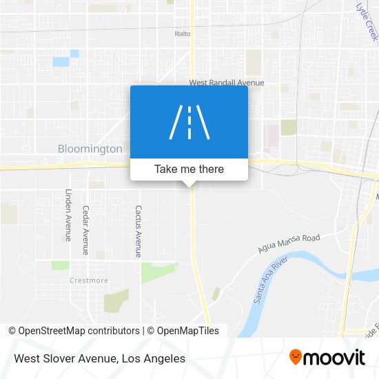 Mapa de West Slover Avenue