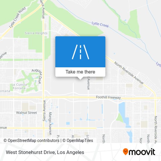 West Stonehurst Drive map
