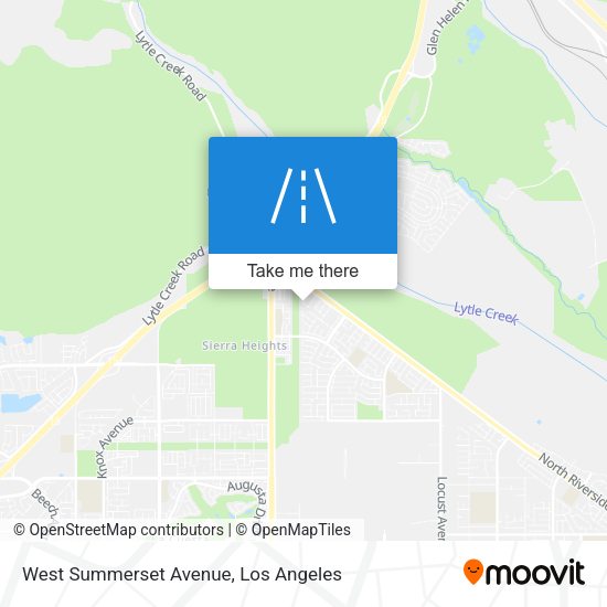 Mapa de West Summerset Avenue