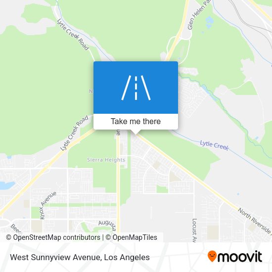 West Sunnyview Avenue map