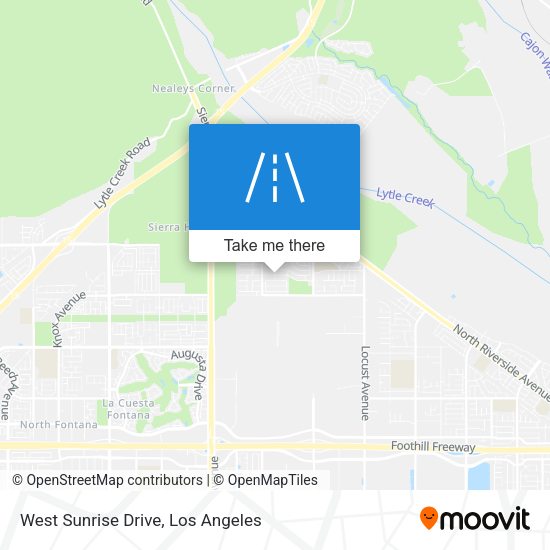 Mapa de West Sunrise Drive