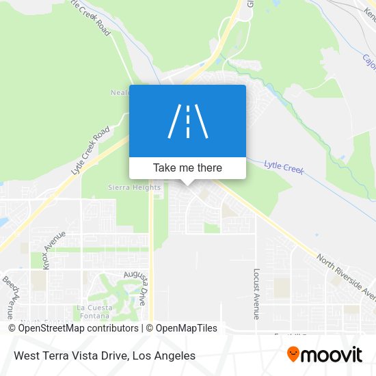 Mapa de West Terra Vista Drive