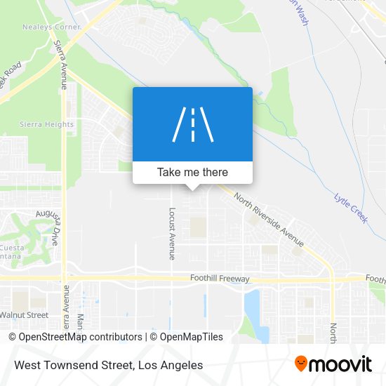 West Townsend Street map