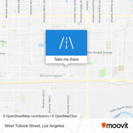 West Tullock Street map