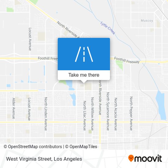 West Virginia Street map