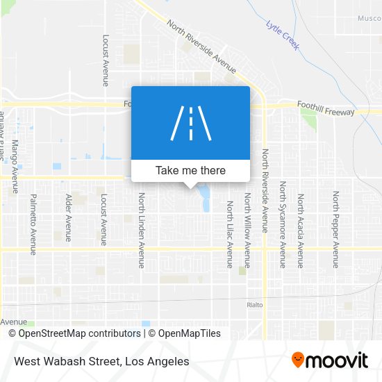 Mapa de West Wabash Street