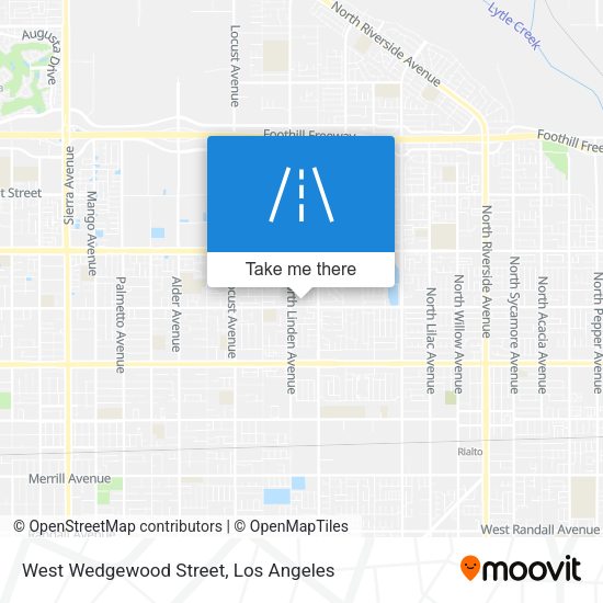 West Wedgewood Street map