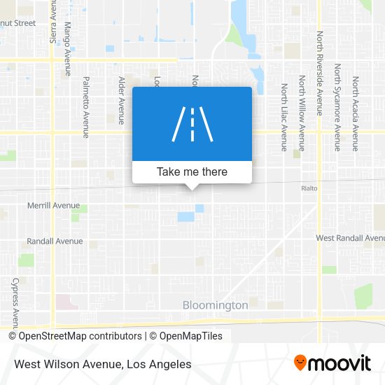 Mapa de West Wilson Avenue