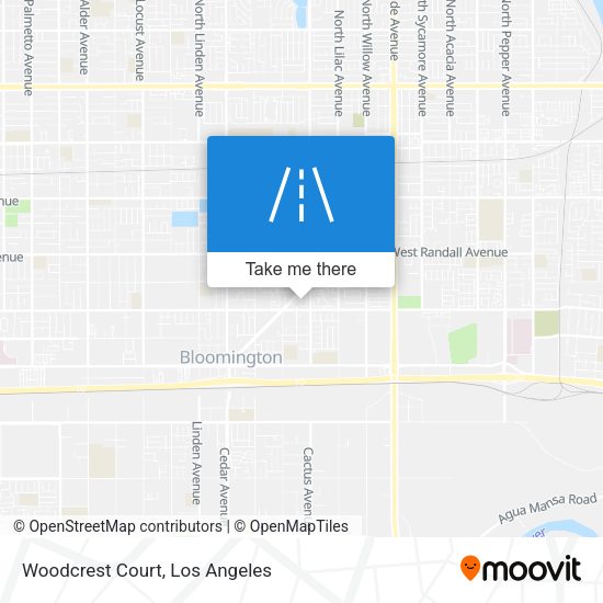 Mapa de Woodcrest Court