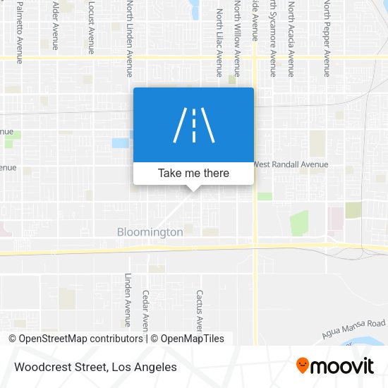 Mapa de Woodcrest Street