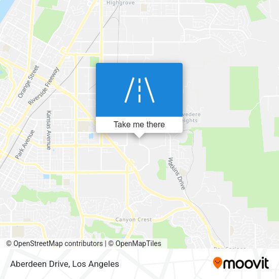 Mapa de Aberdeen Drive