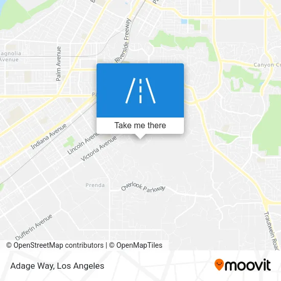Mapa de Adage Way