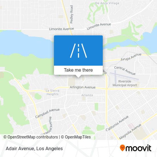 Mapa de Adair Avenue