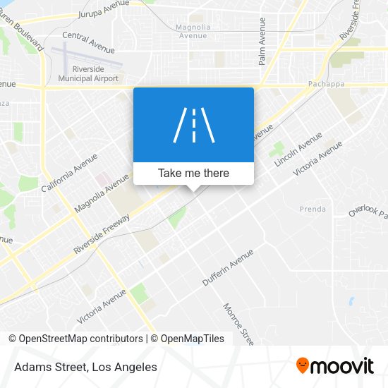 Mapa de Adams Street