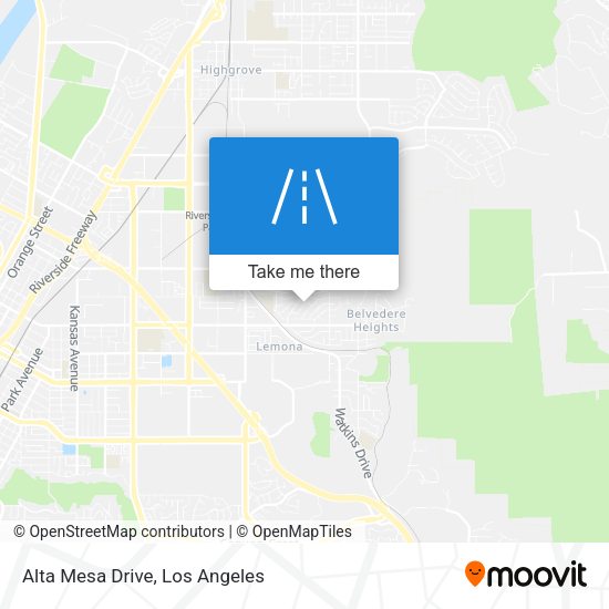 Mapa de Alta Mesa Drive
