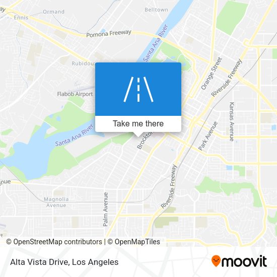 Alta Vista Drive map