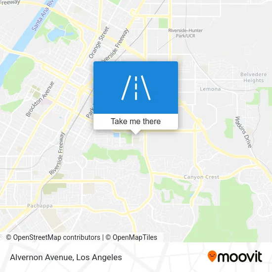 Alvernon Avenue map