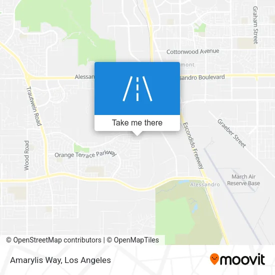 Amarylis Way map