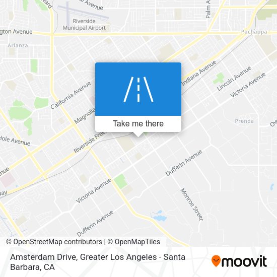 Mapa de Amsterdam Drive