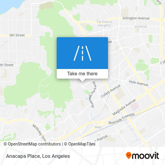 Mapa de Anacapa Place