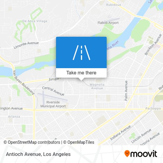 Mapa de Antioch Avenue