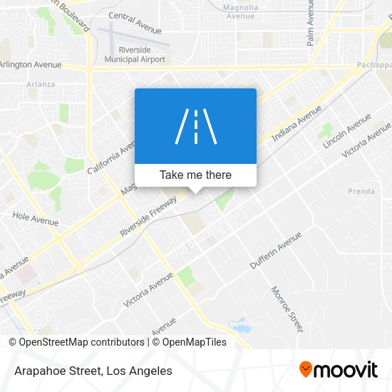 Mapa de Arapahoe Street