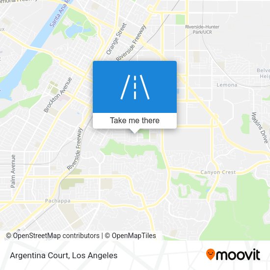 Mapa de Argentina Court