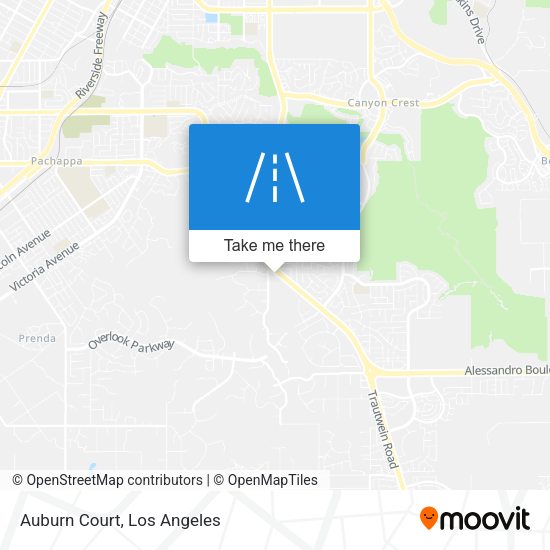 Auburn Court map