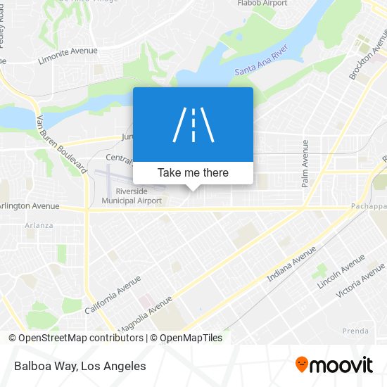 Balboa Way map