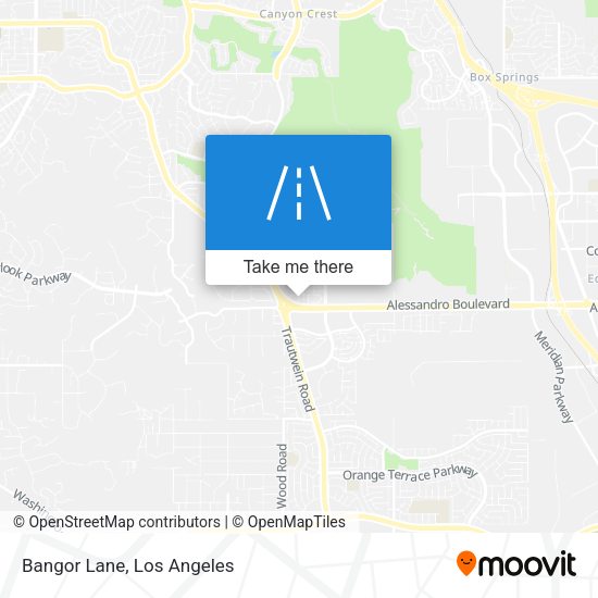 Mapa de Bangor Lane