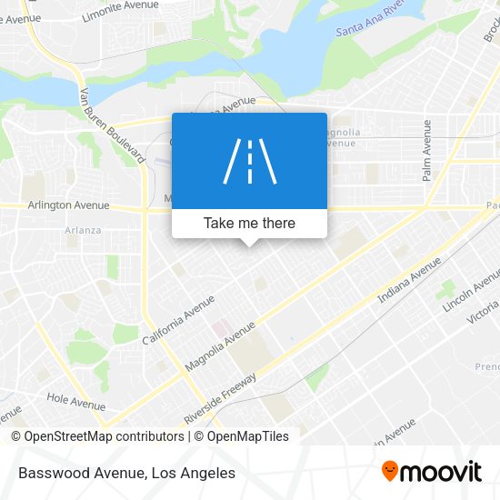 Basswood Avenue map