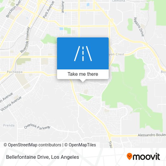 Mapa de Bellefontaine Drive