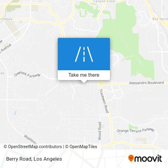 Mapa de Berry Road