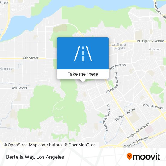 Mapa de Bertella Way