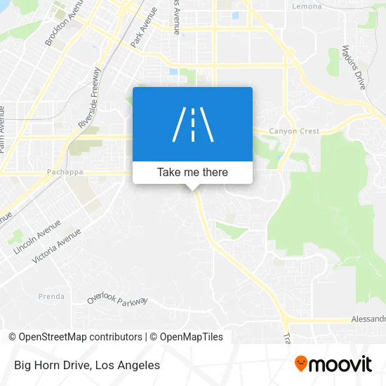 Mapa de Big Horn Drive