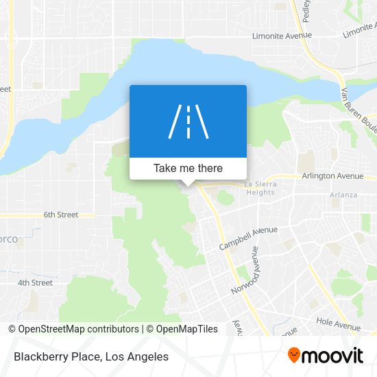 Mapa de Blackberry Place