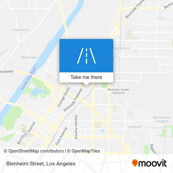 Mapa de Blenheim Street