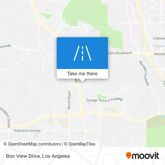 Bon View Drive map