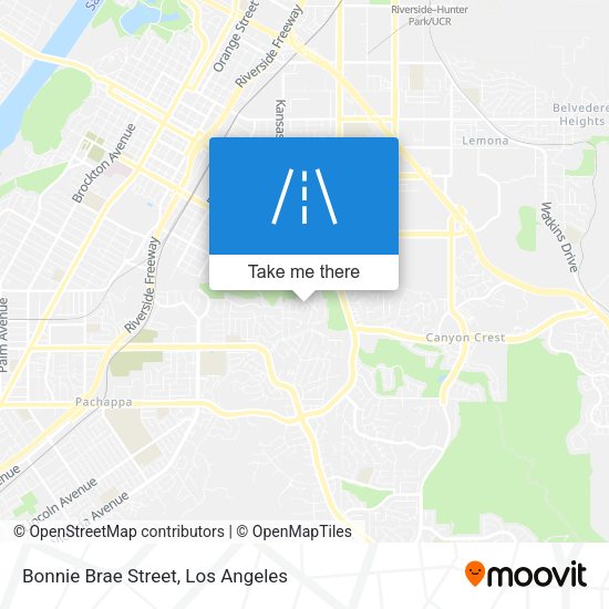 Mapa de Bonnie Brae Street